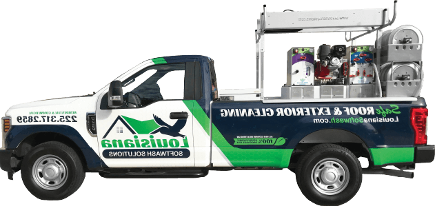 Louisiana Softwash Solutions work truck